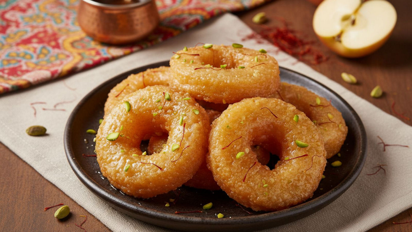 Air Fried Apple Jalebi: Healthy Diwali Sweet With A Twist
